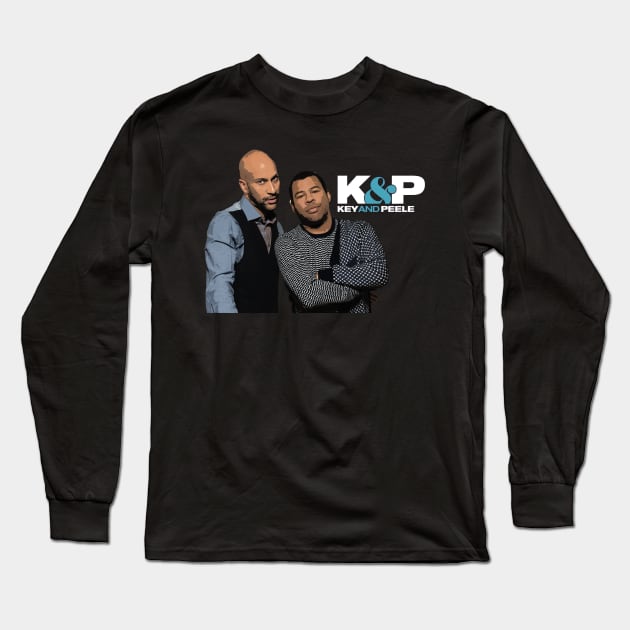 Key and Peele Long Sleeve T-Shirt by hauntedjack